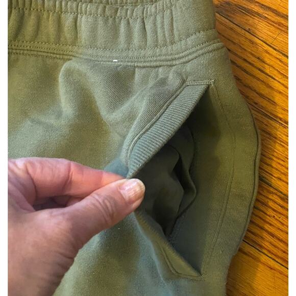 Champion Thick Joggers Sweat Pants Men’s Large Olive Green - Picture 2 of 7